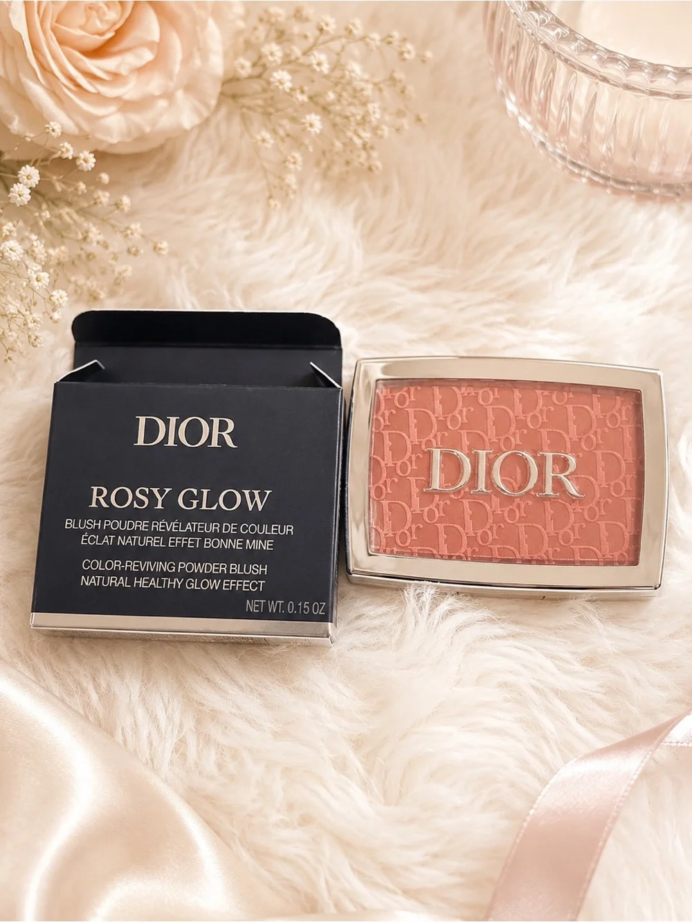 Dior Rosy Glow Powder Blush - Warm Rosy Peach